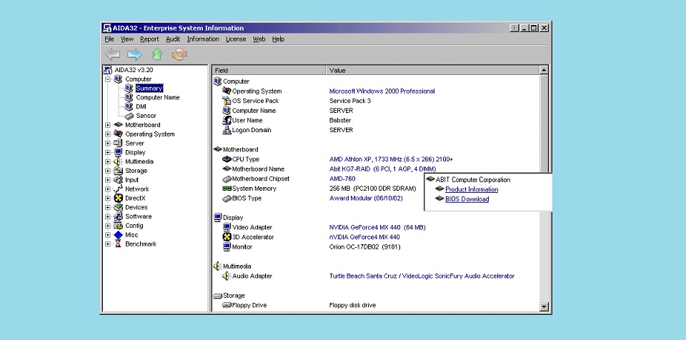 AIDA32 3.94.2 на русском 2025