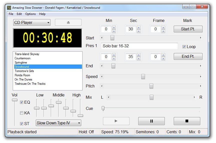 Amazing Slow Downer 3.7.1 на русском 2025