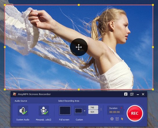AnyMP4 Screen Recorder 1.3.92 крякнутый 2023 торрент