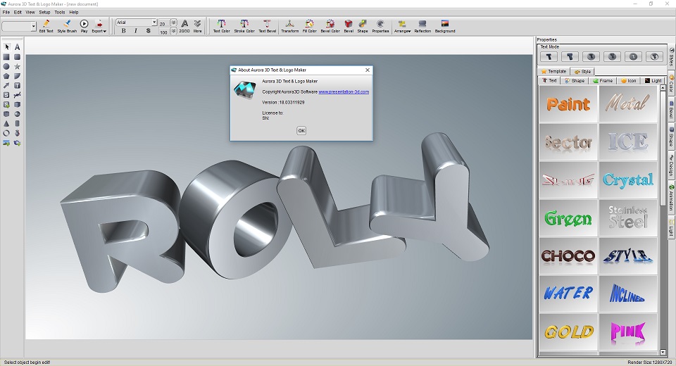 Aurora 3D Text & Logo Maker 20.01.30 2025
