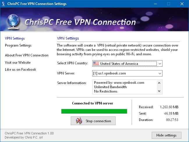 ChrisPC Free VPN Connection 3.14.25 2023 торрент