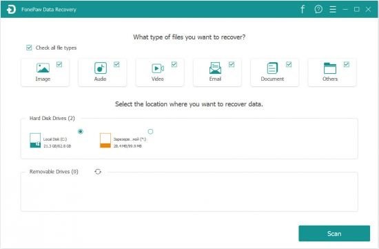 FonePaw Data Recovery 3.2 2023 торрент