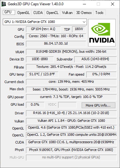 GPU Caps Viewer 2025