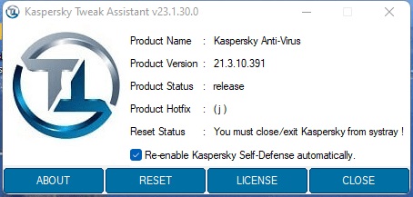 Kaspersky Tweak Assistant v23.1.30.0 2023 торрент