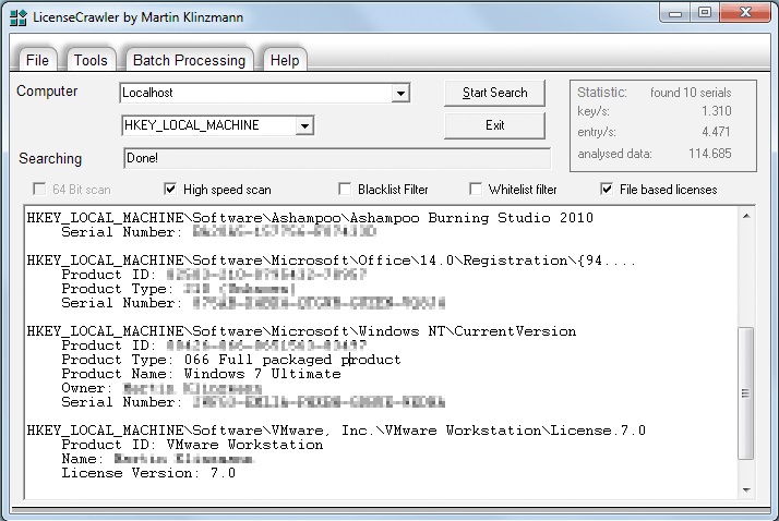 LicenseCrawler 2.9.2736 2023 торрент