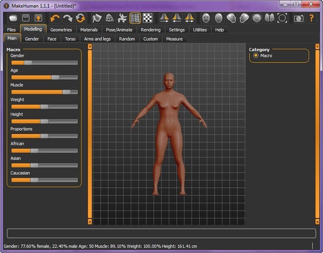 MakeHuman 1.2.0 2023 торрент