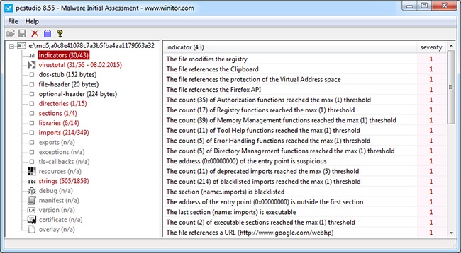 PeStudio 9.47 2023 торрент