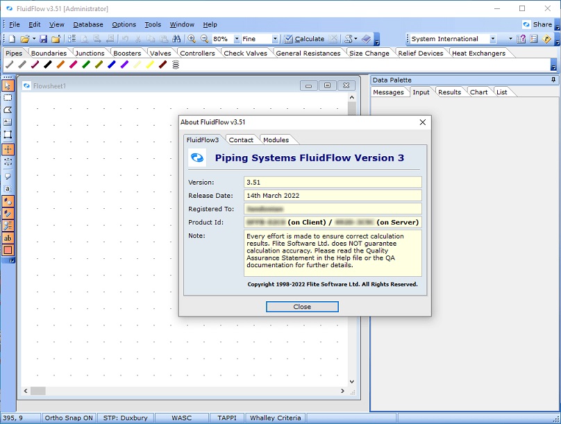 Piping Systems FluidFlow 3.51 2023 торрент