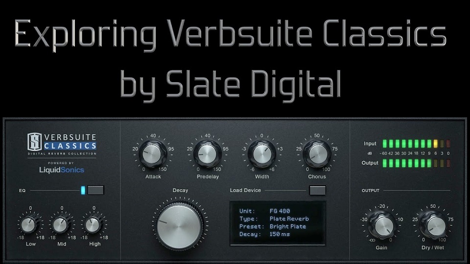 Slate Digital VerbSuite Classics v1.1.5.0 + crack 2026