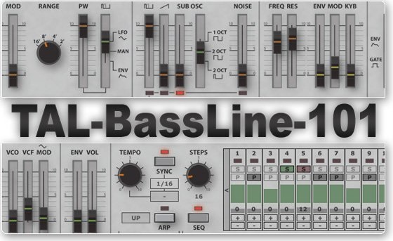 TAL-BassLine-101 3.6.8 + код активации 2023 торрент