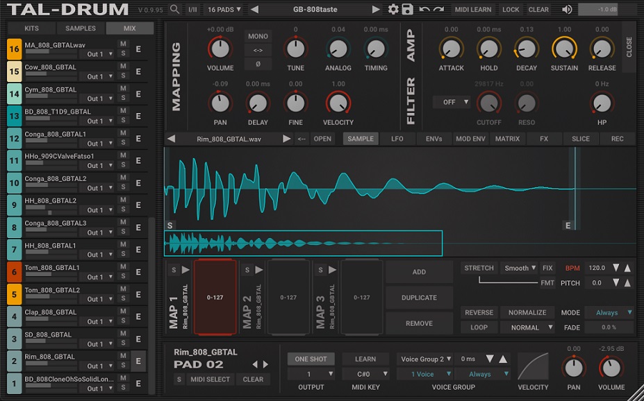 Togu Audio Line TAL-Drum 2.1.5 + crack 2025