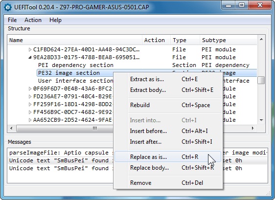 UEFITool A65 2023 торрент