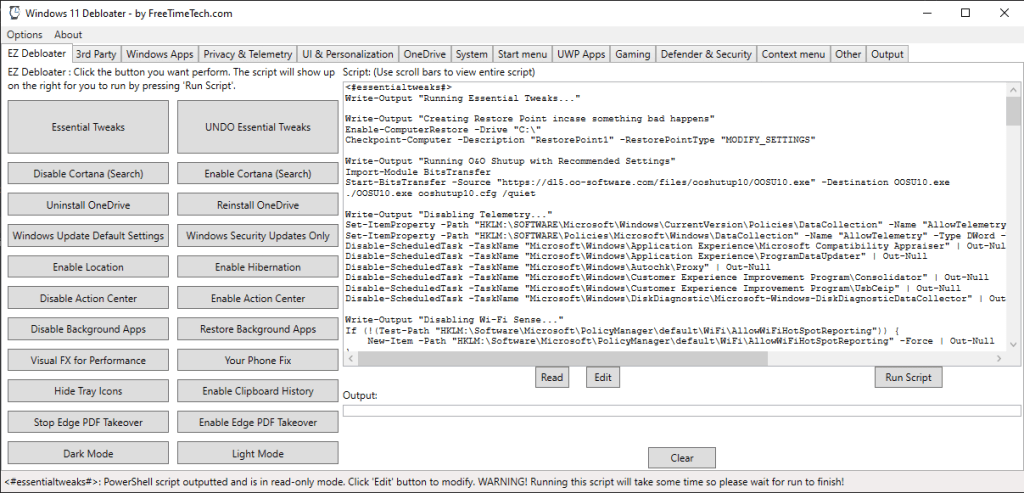 Windows 10 Debloater 2.5 2023 торрент