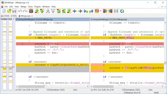 WinMerge 2.16.28 русская версия 2023 торрент