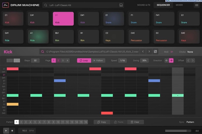 ADSR Drum Machine v1.2.0 2025