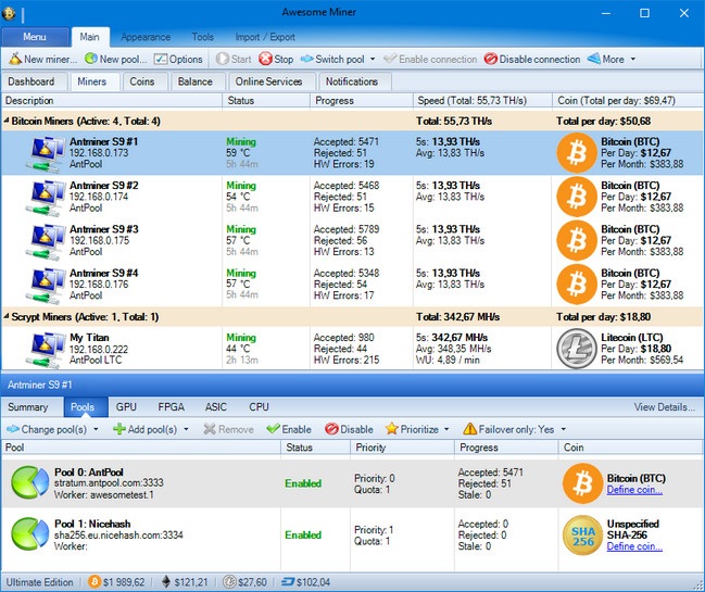Awesome Miner 9.9.2 2025