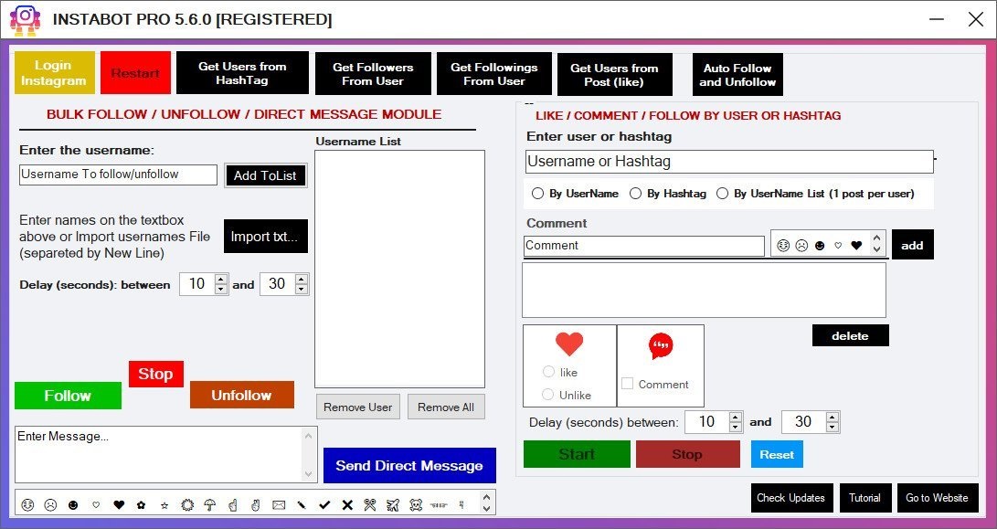 InstaBot Pro + crack