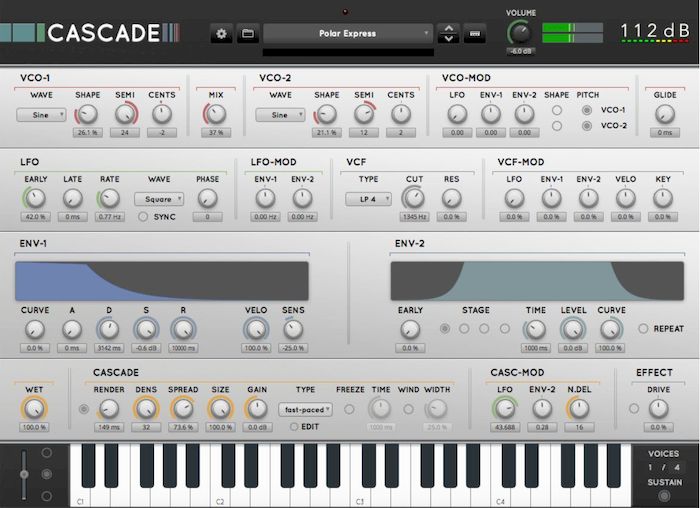 112dB Cascade версия 1.3.0