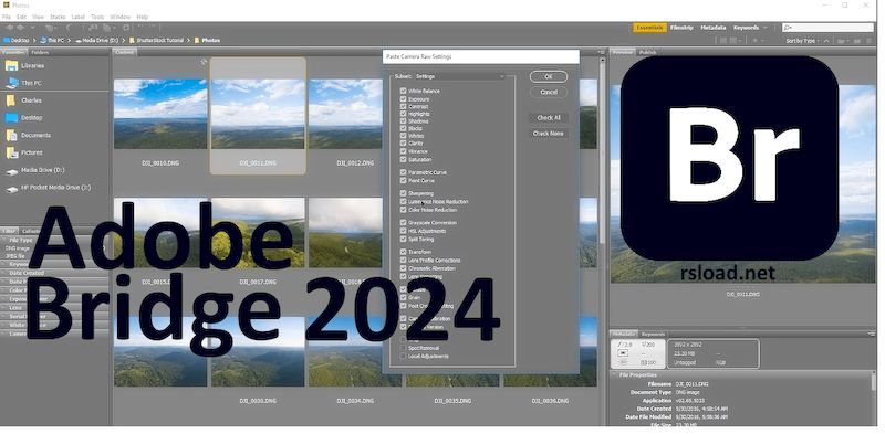 Adobe Bridge 2025 версия 15.0.2 для x64 + Repack + MacOS + версия 2025 14.1.5