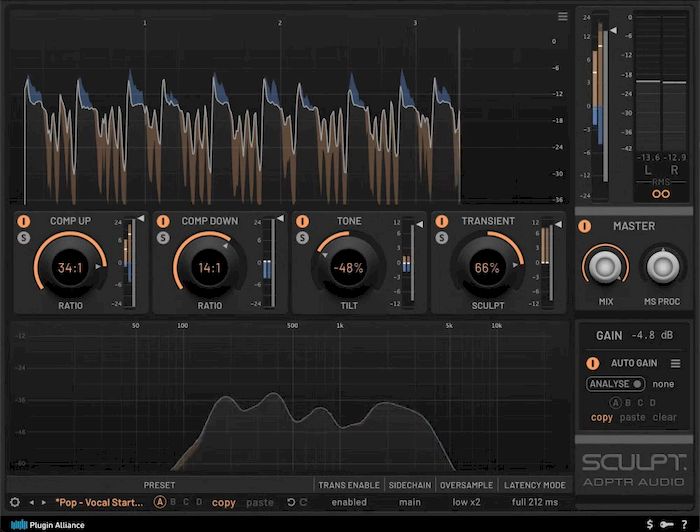 ADPTR Audio-Plugin Alliance Sculpt версия 1.2.0