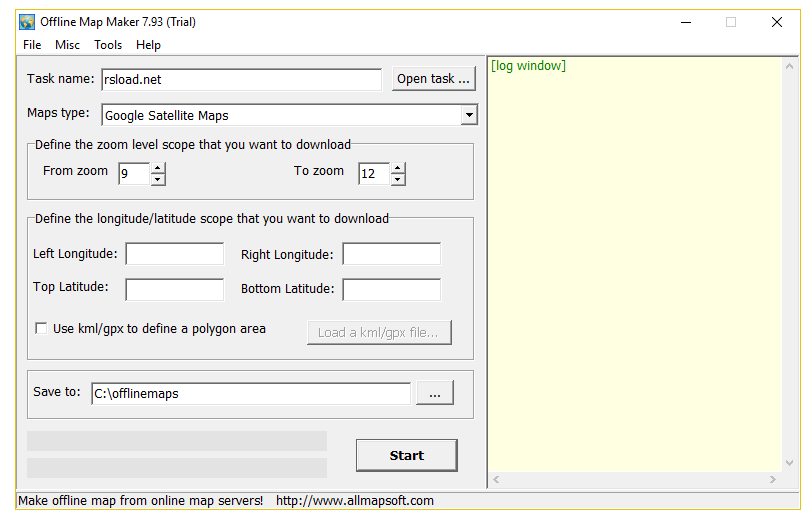 AllMapSoft Offline Map Maker версия 8.329