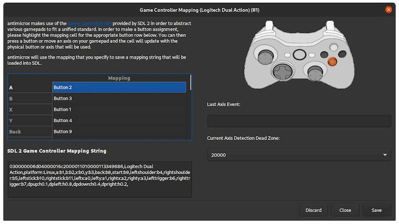 AntiMicroX версии 3.3.4 и Портативная версия