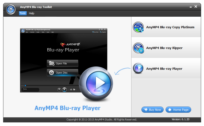 AnyMP4 Blu-ray Toolkit версии 6.1.38