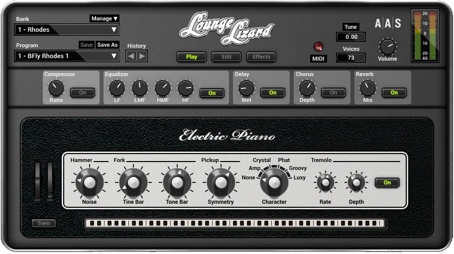 Applied Acoustics Systems Lounge Lizard EP-4 4.4 для macOS