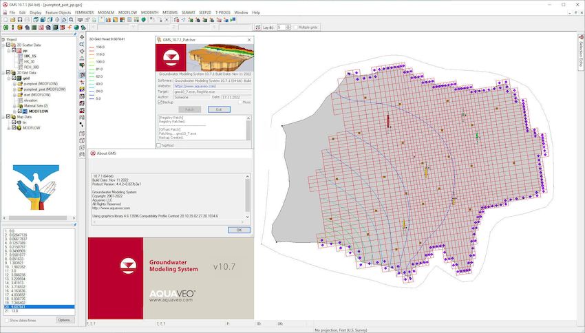 Aquaveo GMS Premium версия 10.7.5