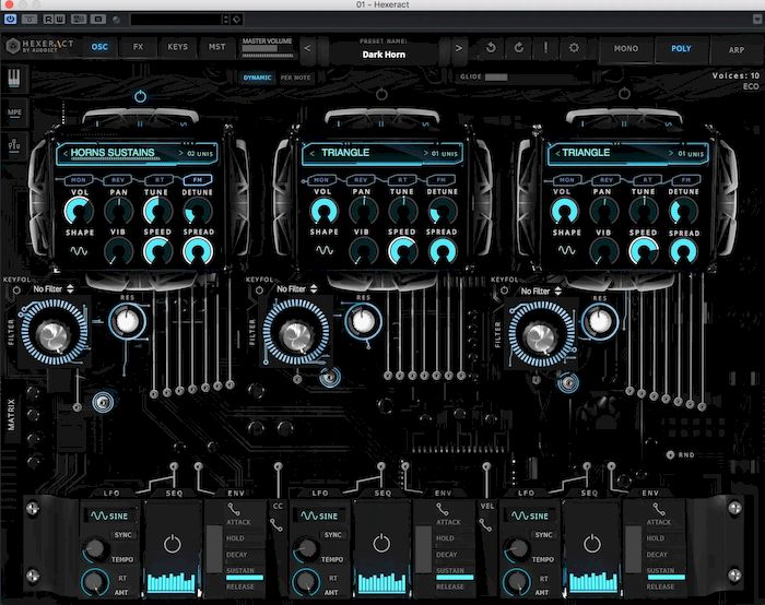 Auddict Hexeract версия 1.1.2