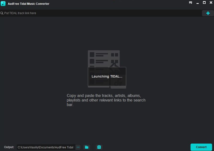 AudFree Tidal Music Converter версии 2.18.0.169