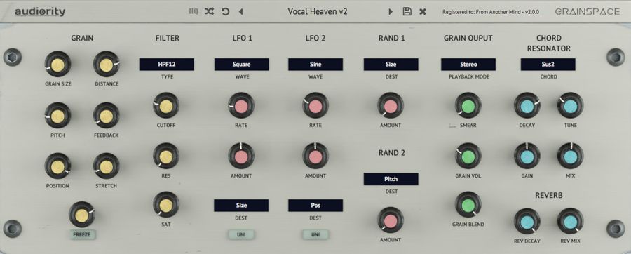 Audiority GrainSpace версия 2.4.2 для MacOS