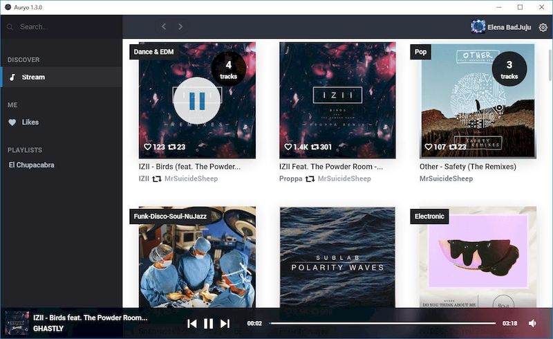 Auryo версия 2.5.4 с портативной версией и поддержкой x64