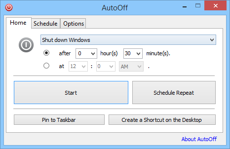 AutoOff 4.24 с русским интерфейсом