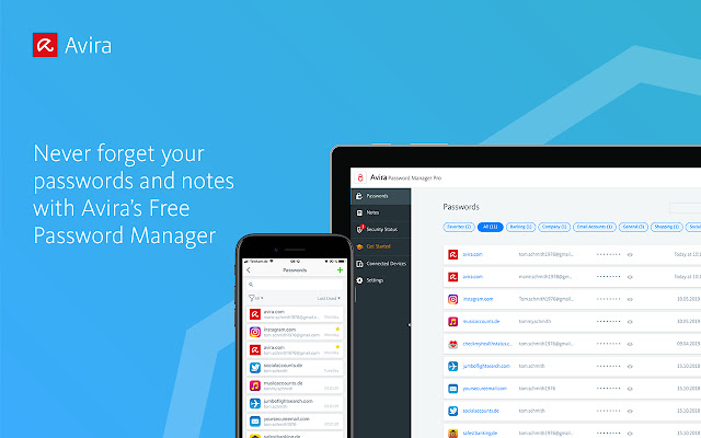 Avira Менеджер Паролей версия 2.18.8.4068