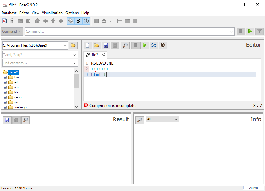 BaseX версия 11.6