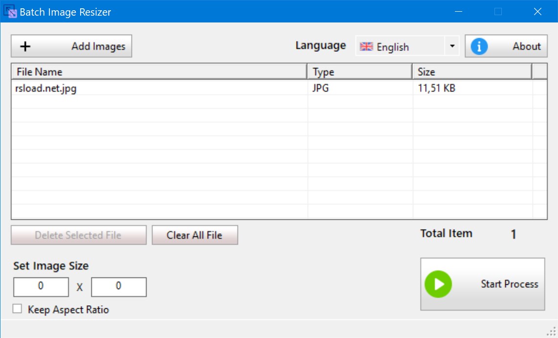 Batch Image Resizer изменитель размера изображений 1.0.04.12.24, сборка 1307