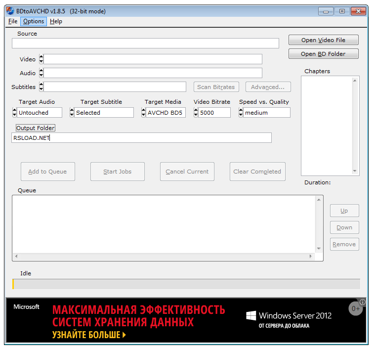 BDtoAVCHD версия 3.1.5