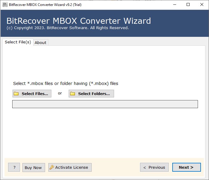 BitRecover MBOX Converter Wizard версии 9.2