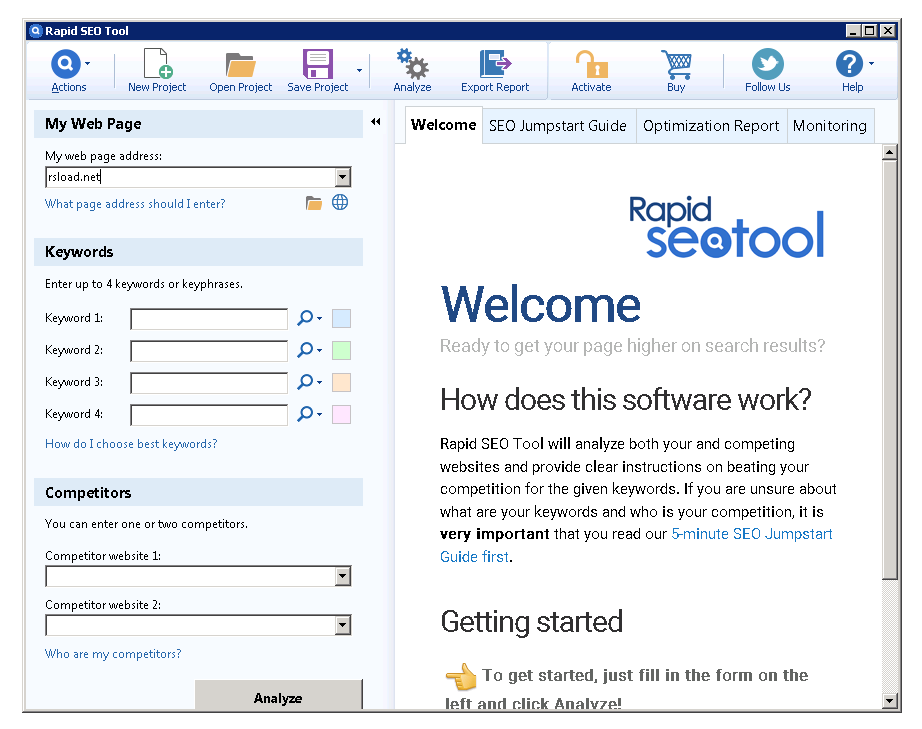 Blumentals Rapid SEO Tool версия 2.12.0.23