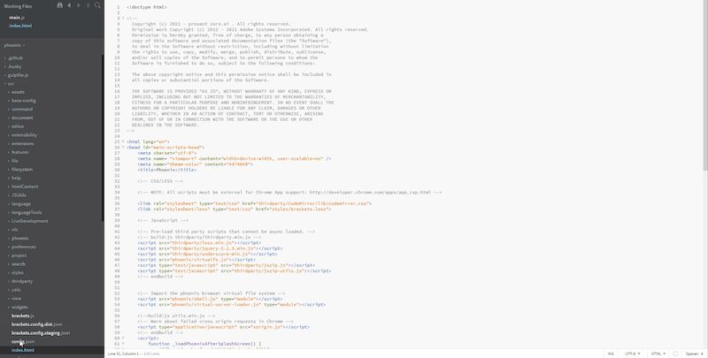 Brackets до версии 2.1.2