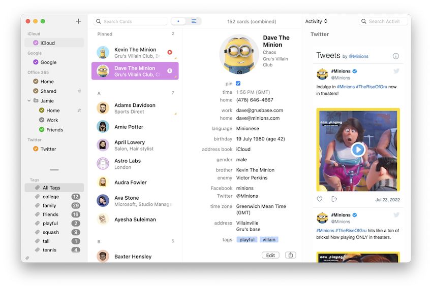 BusyContacts версии 2022.4.5