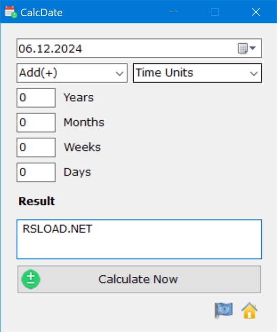 CalcDate версия 1.0