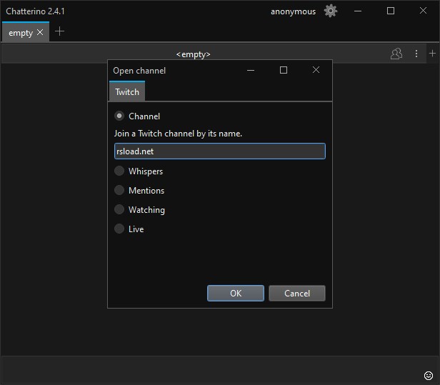 Chatterino версии 2.4.1