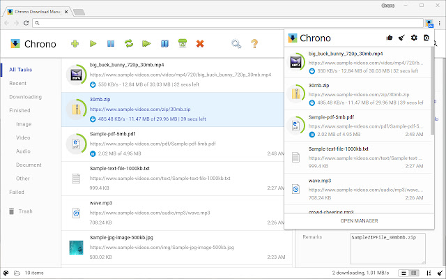 Chrono Download Manager версия 0.13.3