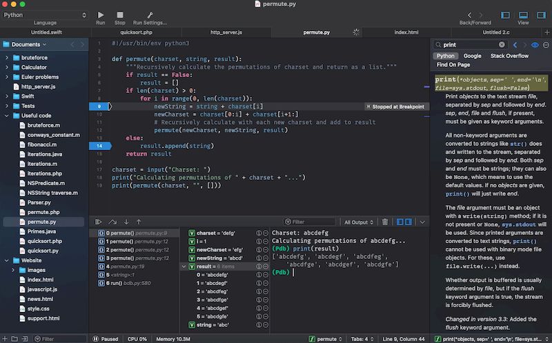 CodeRunner версии 4.2