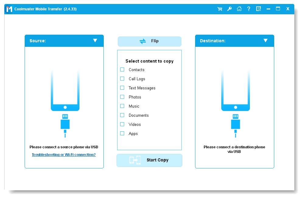 Coolmuster Mobile Transfer версия 3.2.23