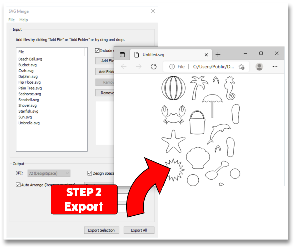 Craft Edge SVG Merge версия 1.009