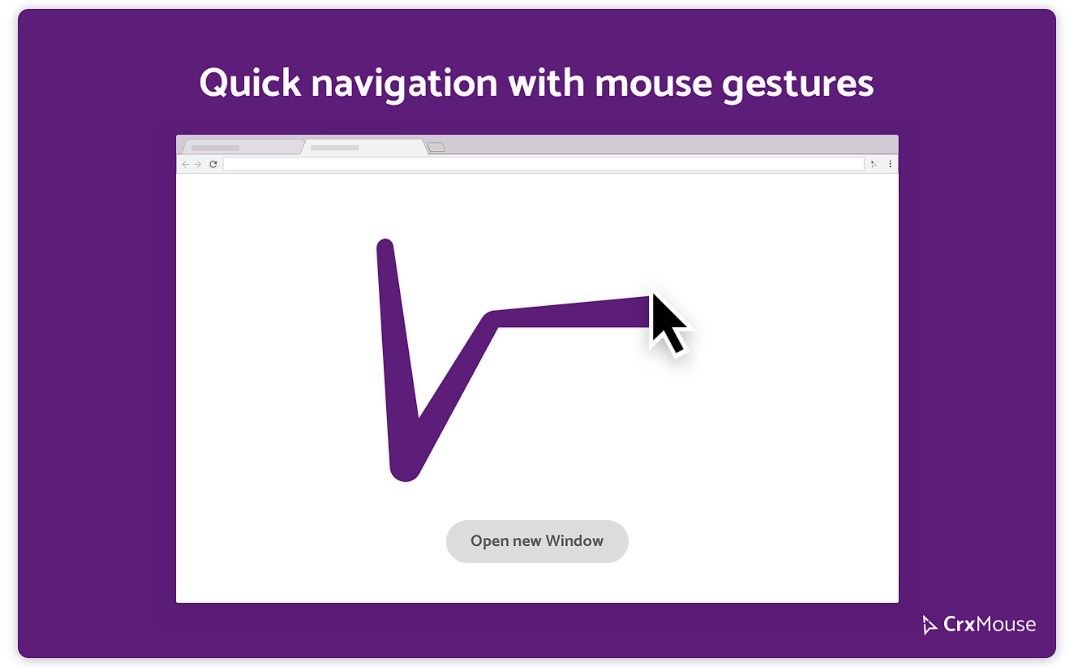 crxMouse: Жесты для Chrome версии 6.1.5