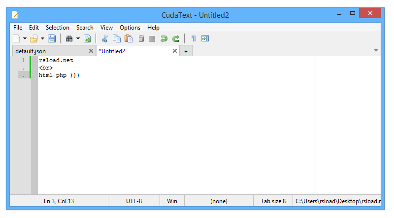 CudaText 1.220.0.0 для 64-битной системы
